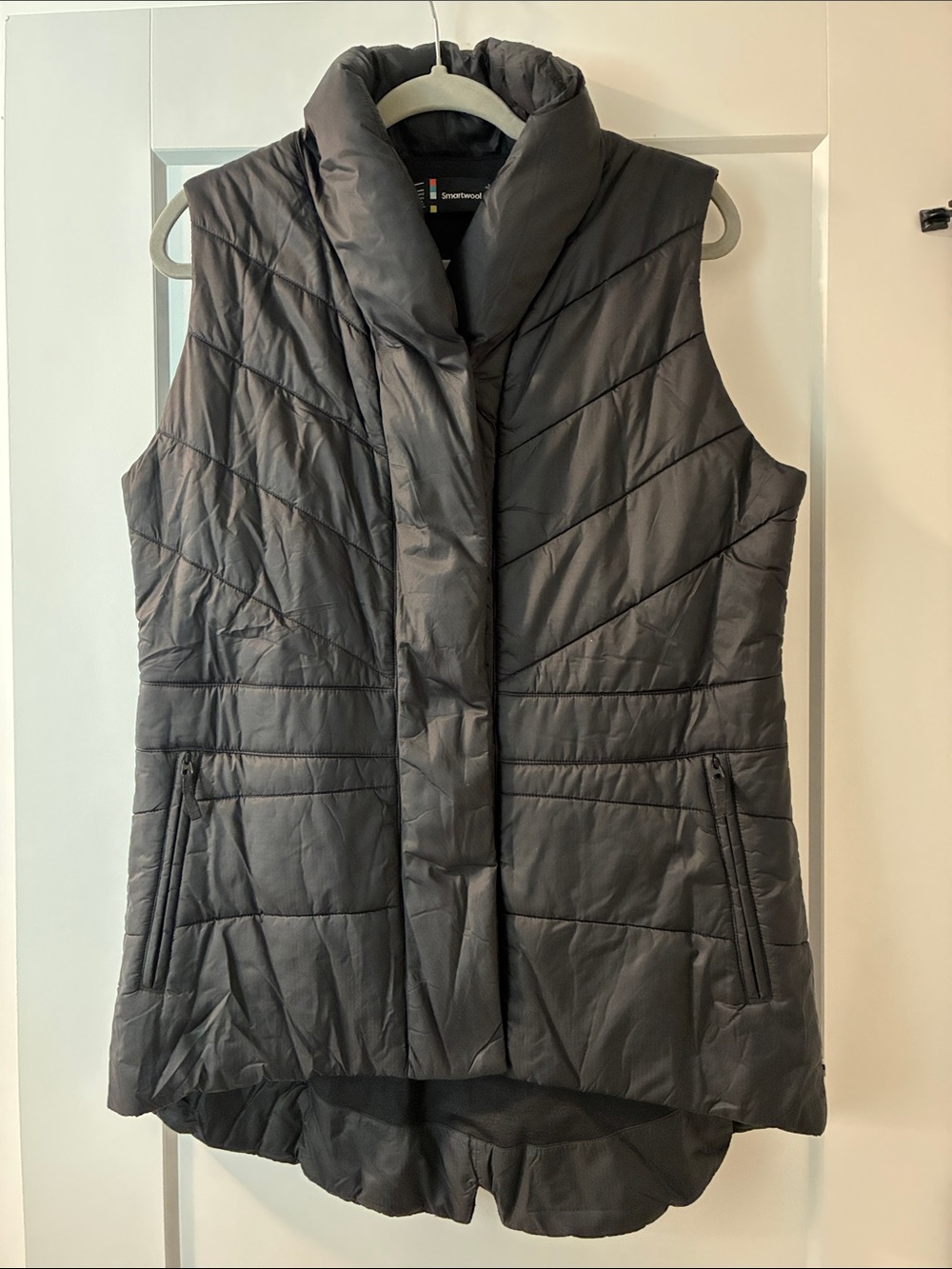 Women’s Quilted Sleeveless Puffer Vest - Black—Smartwool